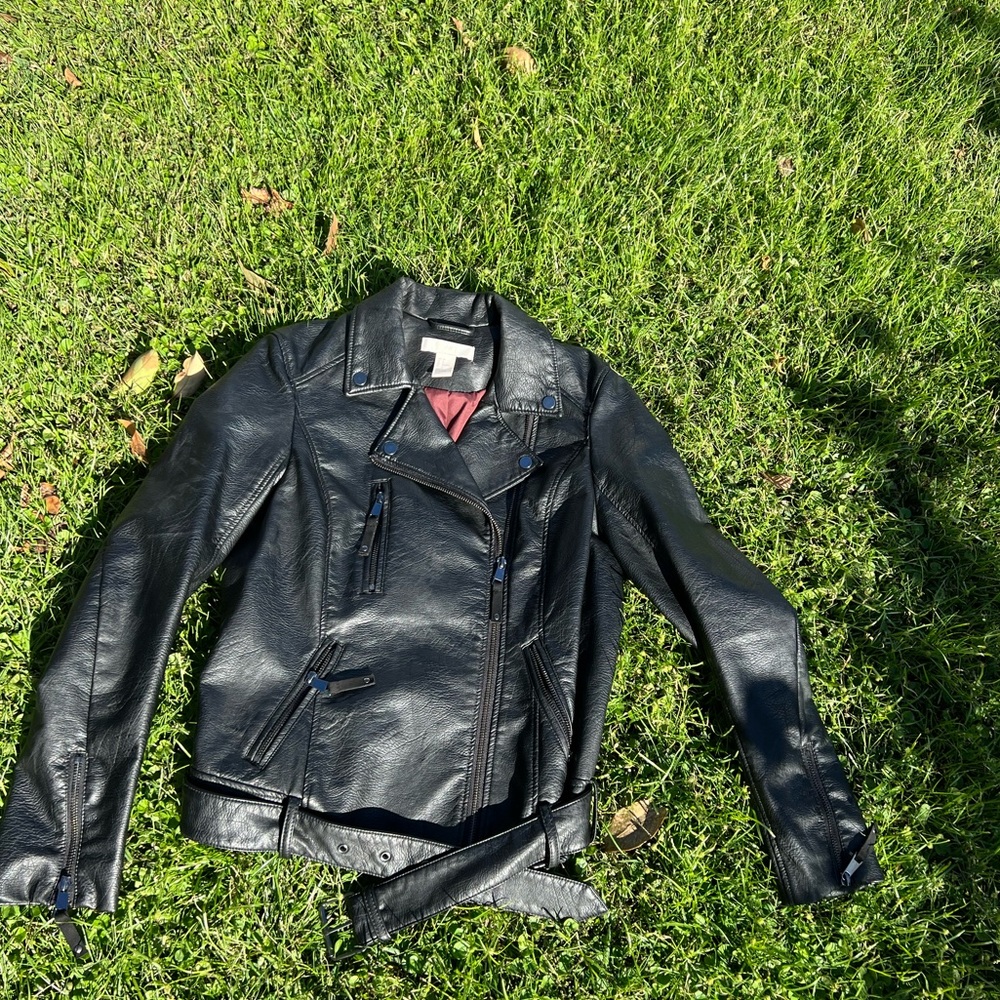 H&M Black Faux Leather women’s